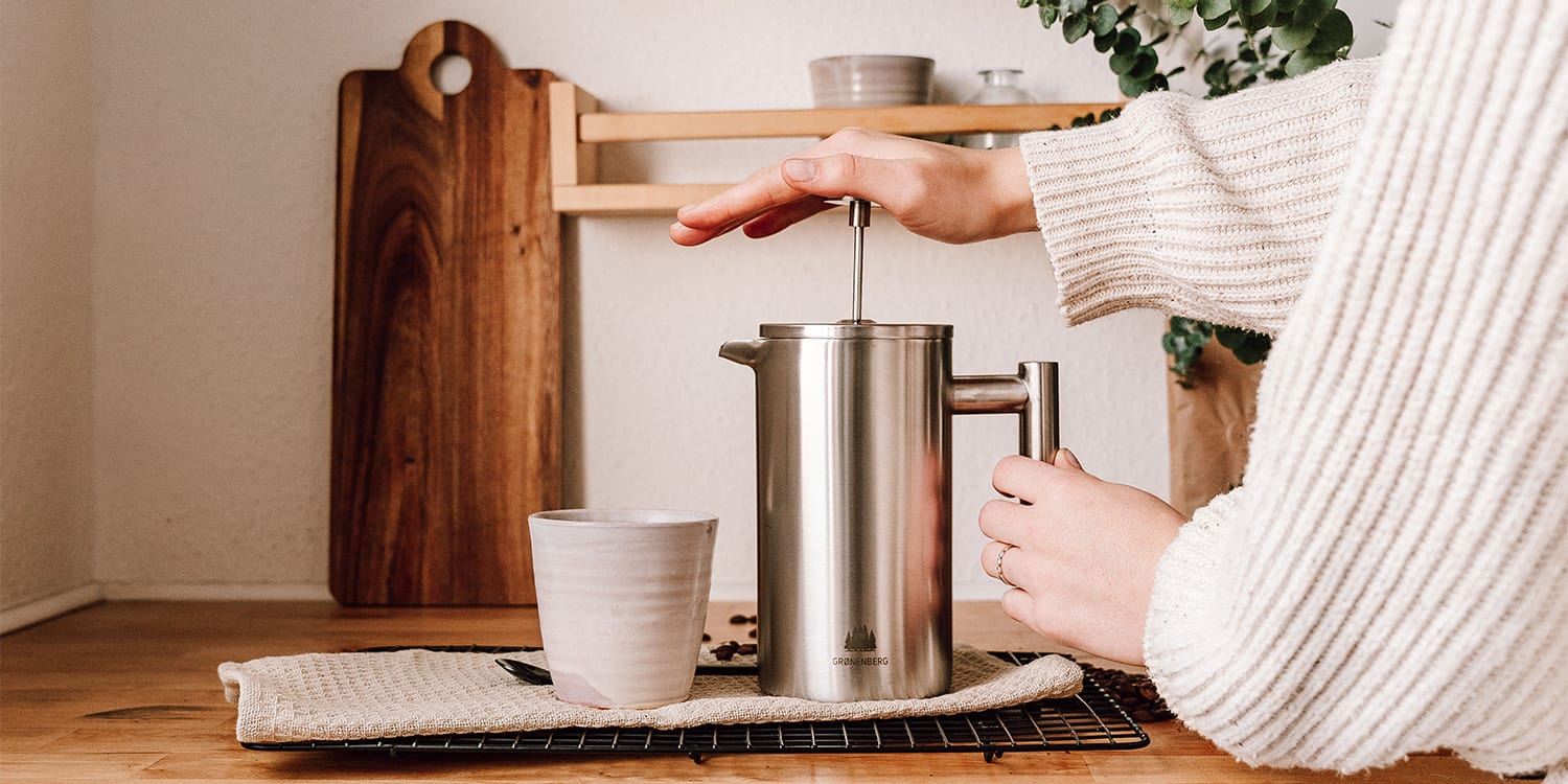 Groenenberg French Press cafetière stainless steel | 0,35-1 liter | french press thermo | Cafetière double walled metal | Coffee maker incl. spare filters | Coffee Press Groenenberg French Press cafetière stainless steel | 0,35-1 liter | french press thermo | Cafetière double walled metal | Coffee maker incl. spare filters | Coffee Press