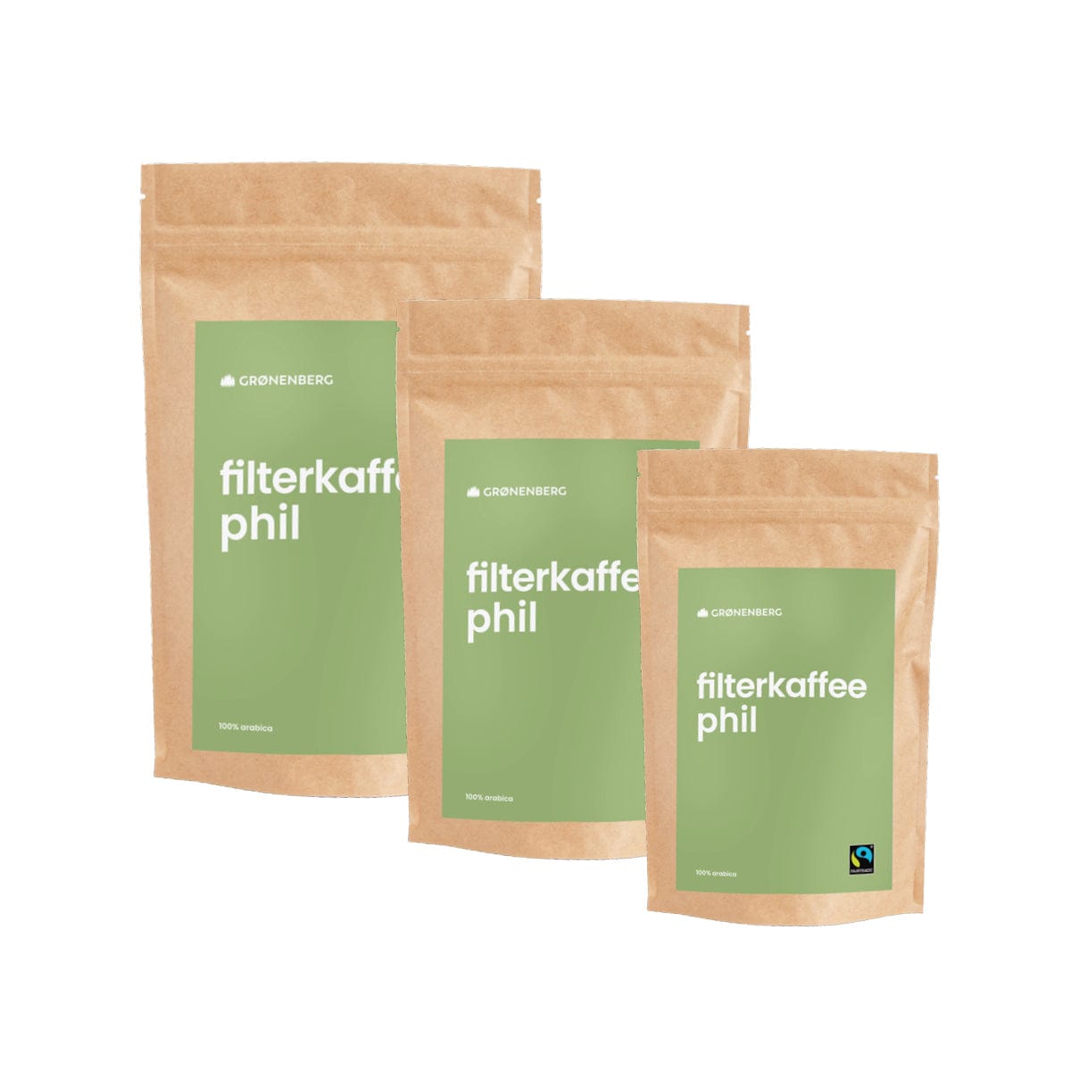 PHIL Bio Filter-Kaffee | Kaffeebohnen oder Pulver | 100% Arabica | Fairtrade