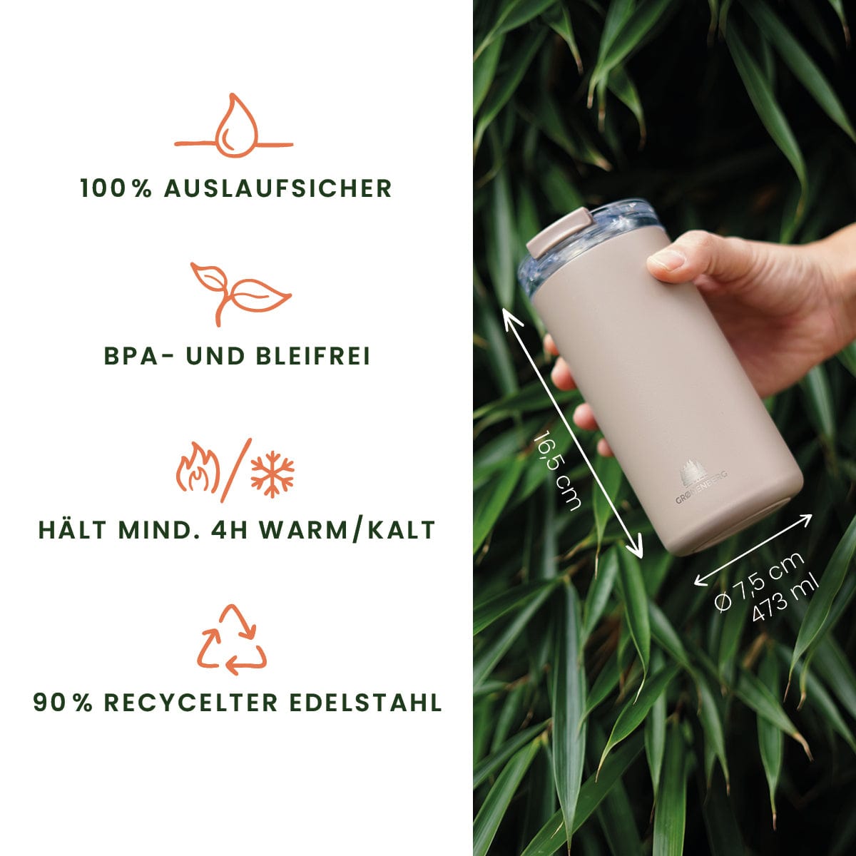 Thermobecher Kaffeebecher to go