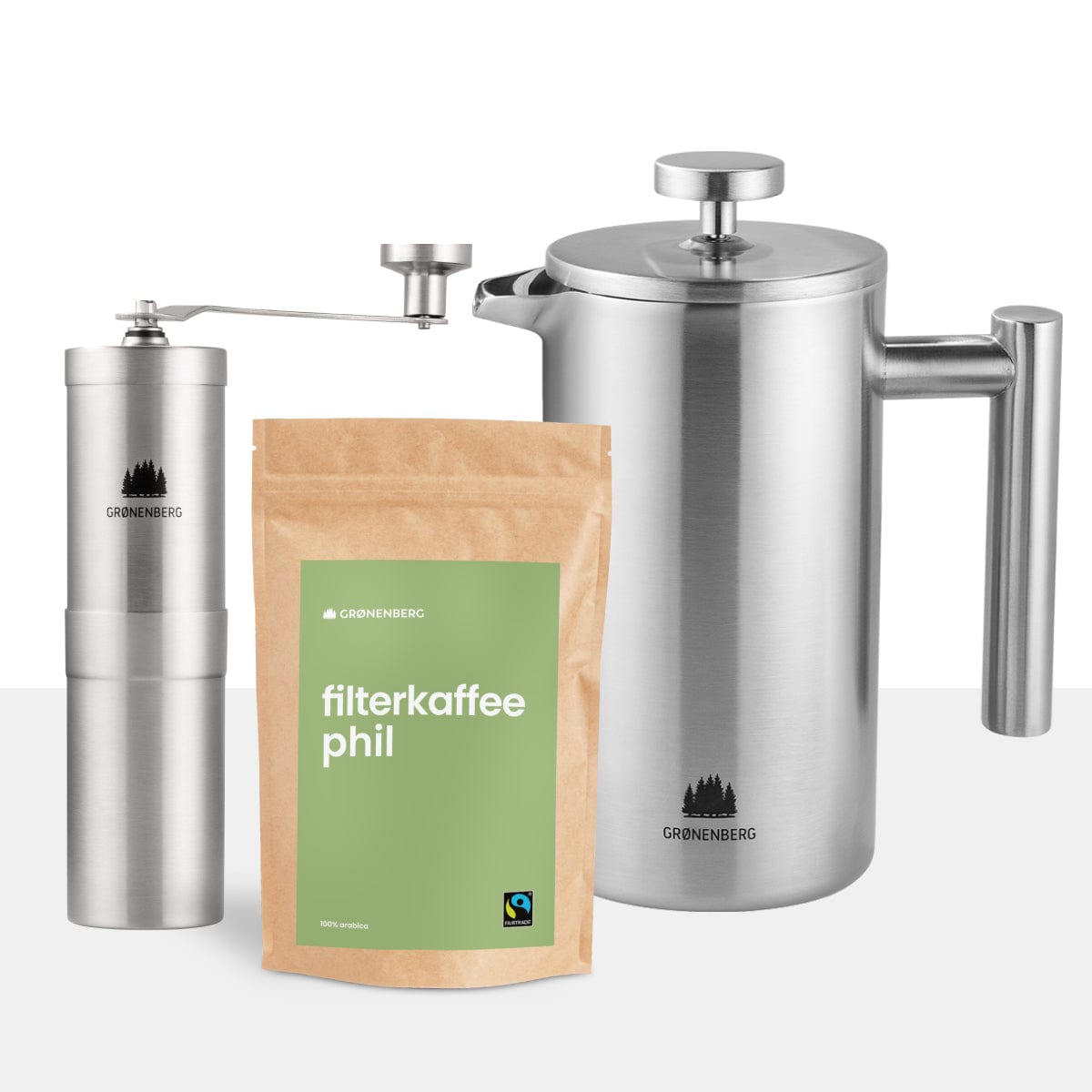 french press set