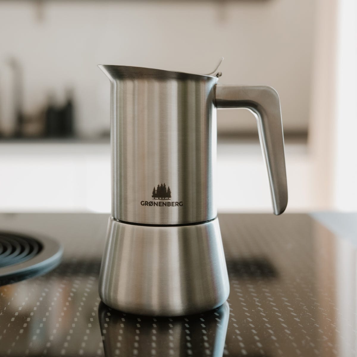 espressokocher auf herd