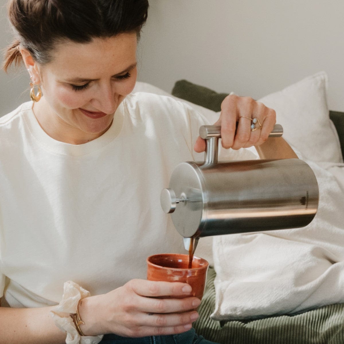 kaffee einschütten