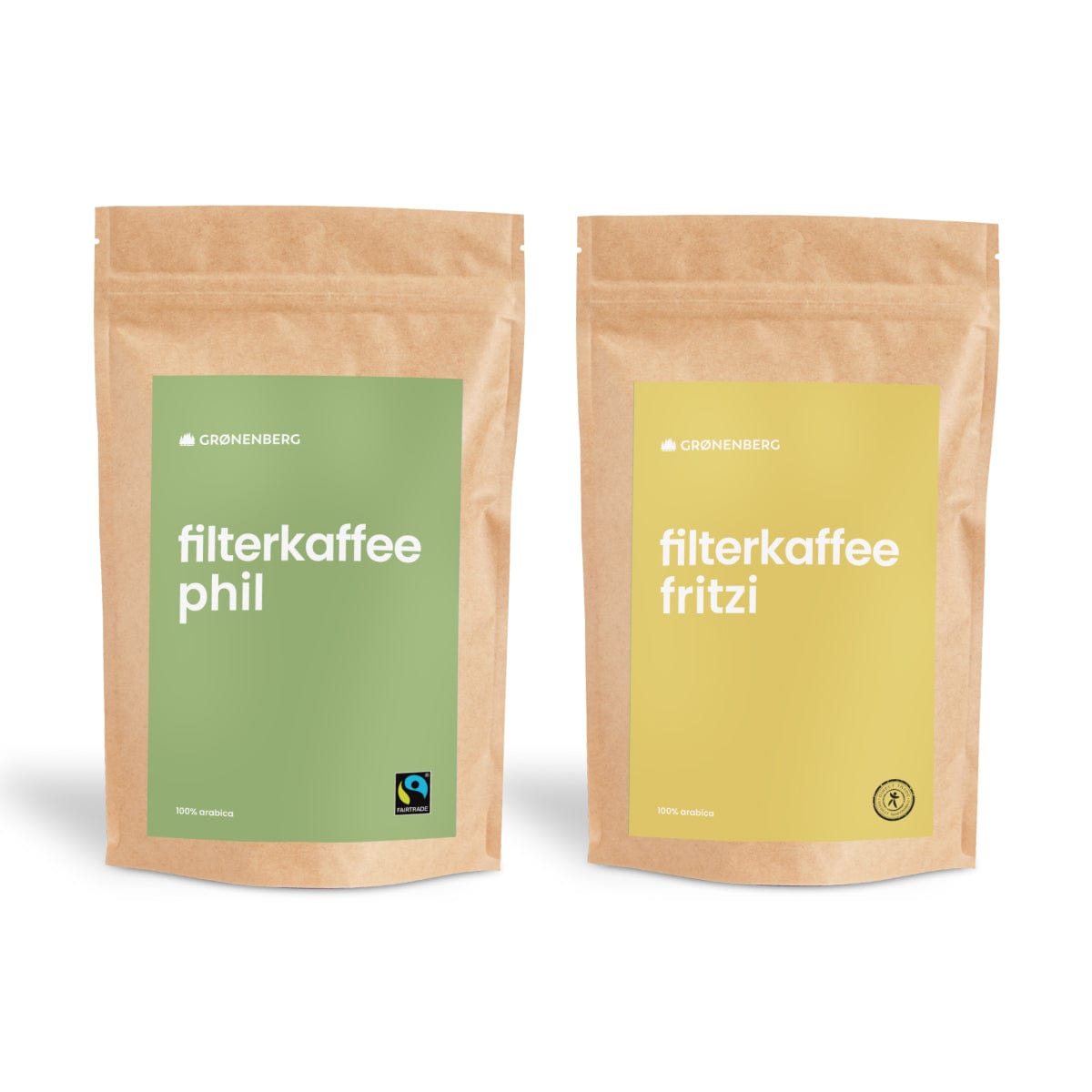 Bio Filter-Kaffee Probierset | 500g Kaffeebohnen oder Pulver | 100% Arabica