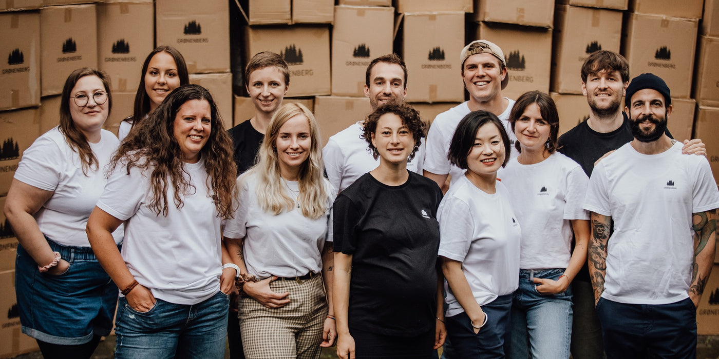 Das Team von Grønenberg für eine nachhaltige Kaffeezubereitung