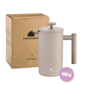 Edelstahl French Press Earth 0,6 oder 1 Liter inkl. Ersatz-Filter
