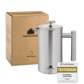 Edelstahl French Press 0,35 bis 1 Liter inkl. Ersatz-Filter