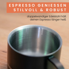 espressotassen metall
