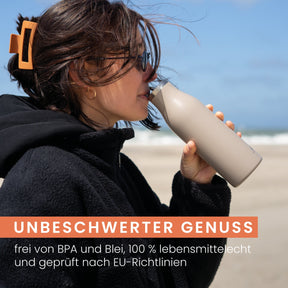 Trinkflasche Thermo aus Edelstahl 500 ml