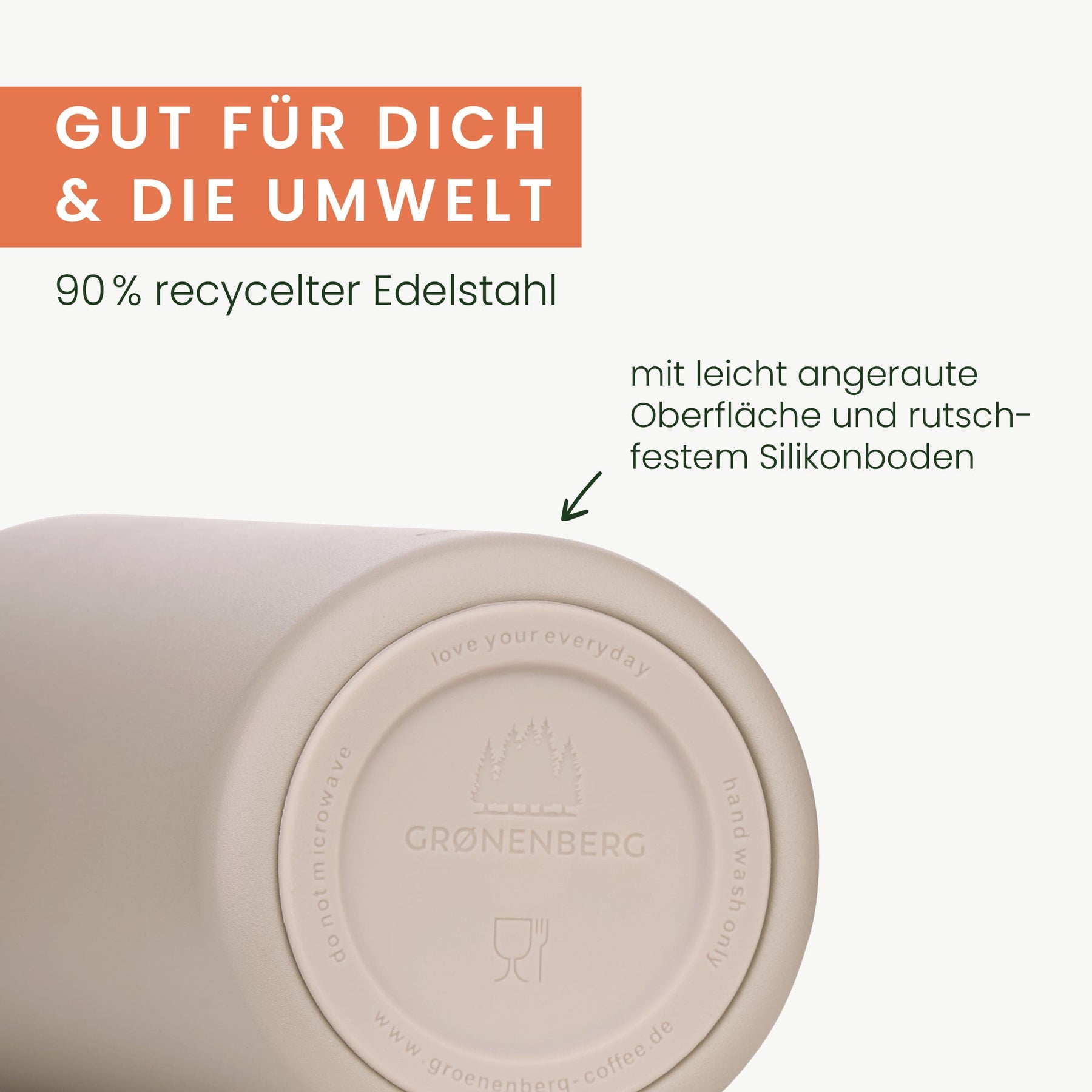 Trinkflasche Thermo aus Edelstahl 500 ml