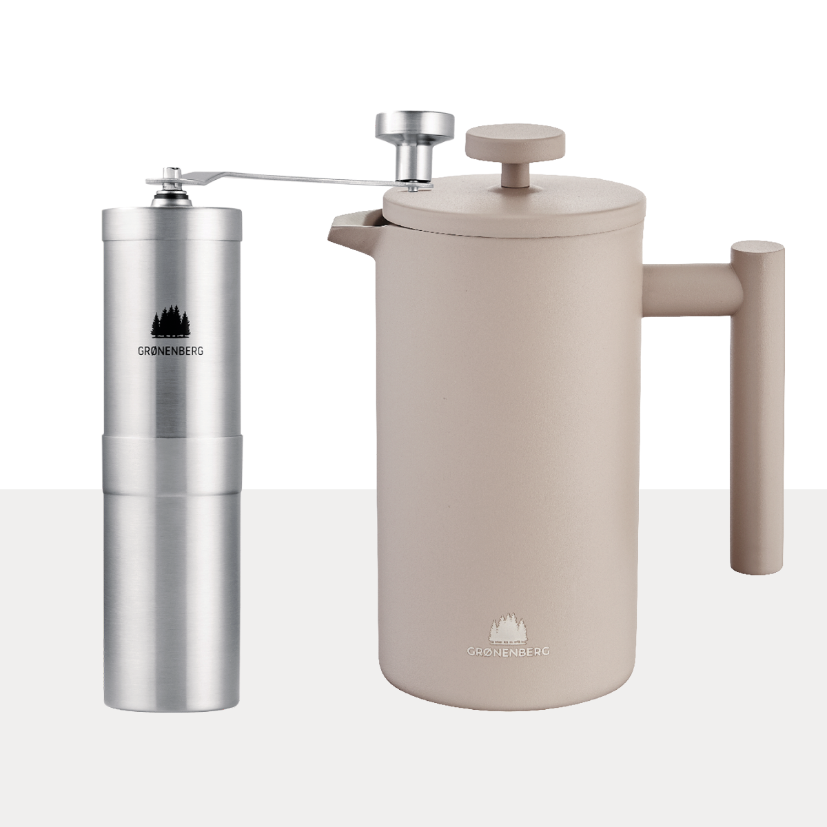 Spar Set #6: Kaffeemühle + French Press Earth