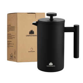 Edelstahl French Press Black 0,6 oder 1 Liter inkl. Ersatz-Filter