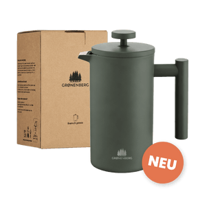 Edelstahl French Press Forest 0,6 oder 1 Liter inkl. Ersatz-Filter