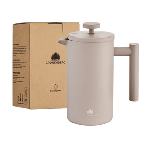 Edelstahl French Press Earth 0,6 oder 1 Liter inkl. Ersatz-Filter