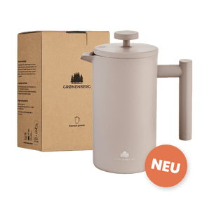 Edelstahl French Press Earth 0,6 oder 1 Liter inkl. Ersatz-Filter