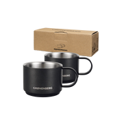 Espressotassen Edelstahl 2er Set