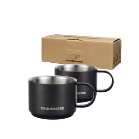 Espressotassen Edelstahl 2er Set