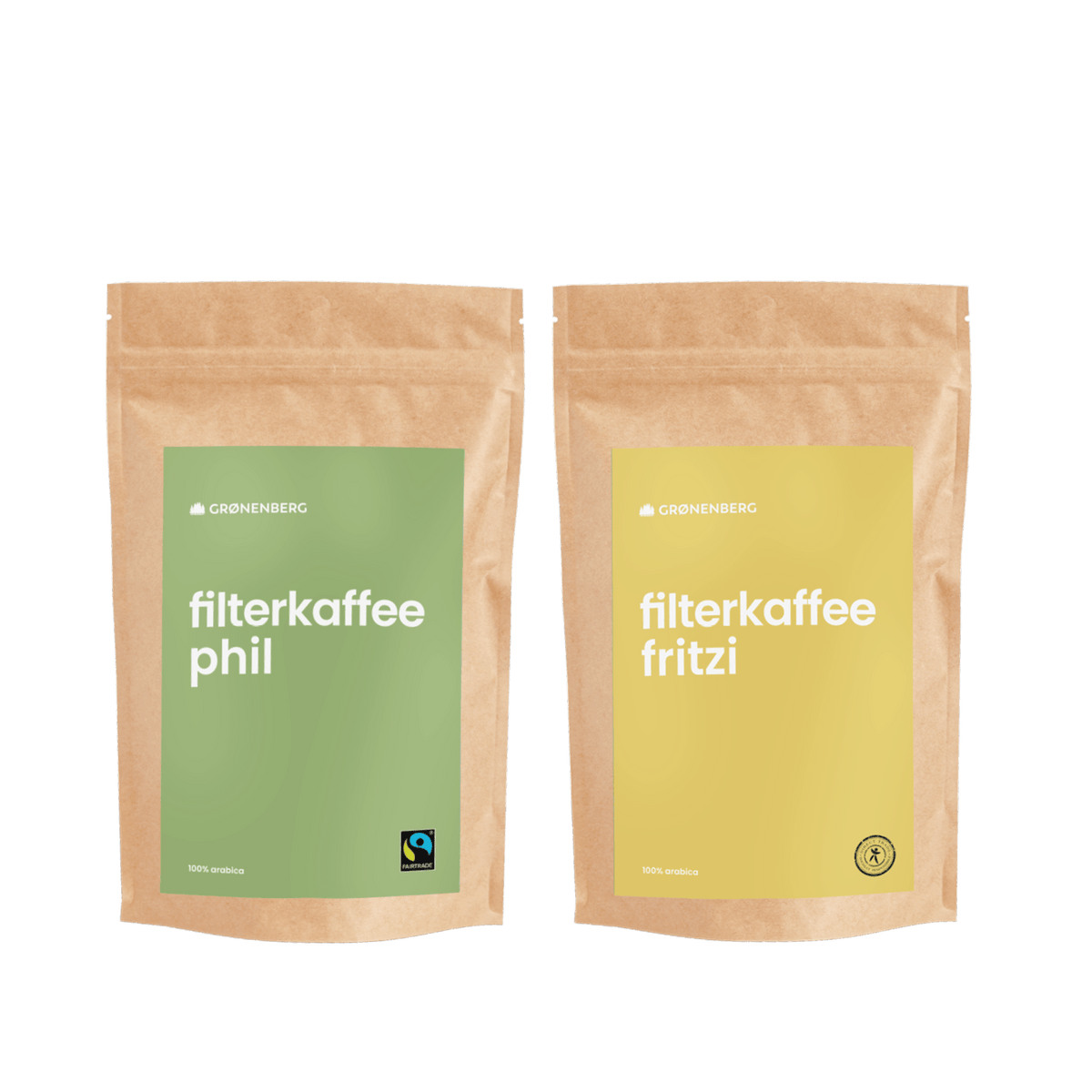 Filter-Kaffee Probierset | 500g Kaffeebohnen oder Pulver | 100% Arabica