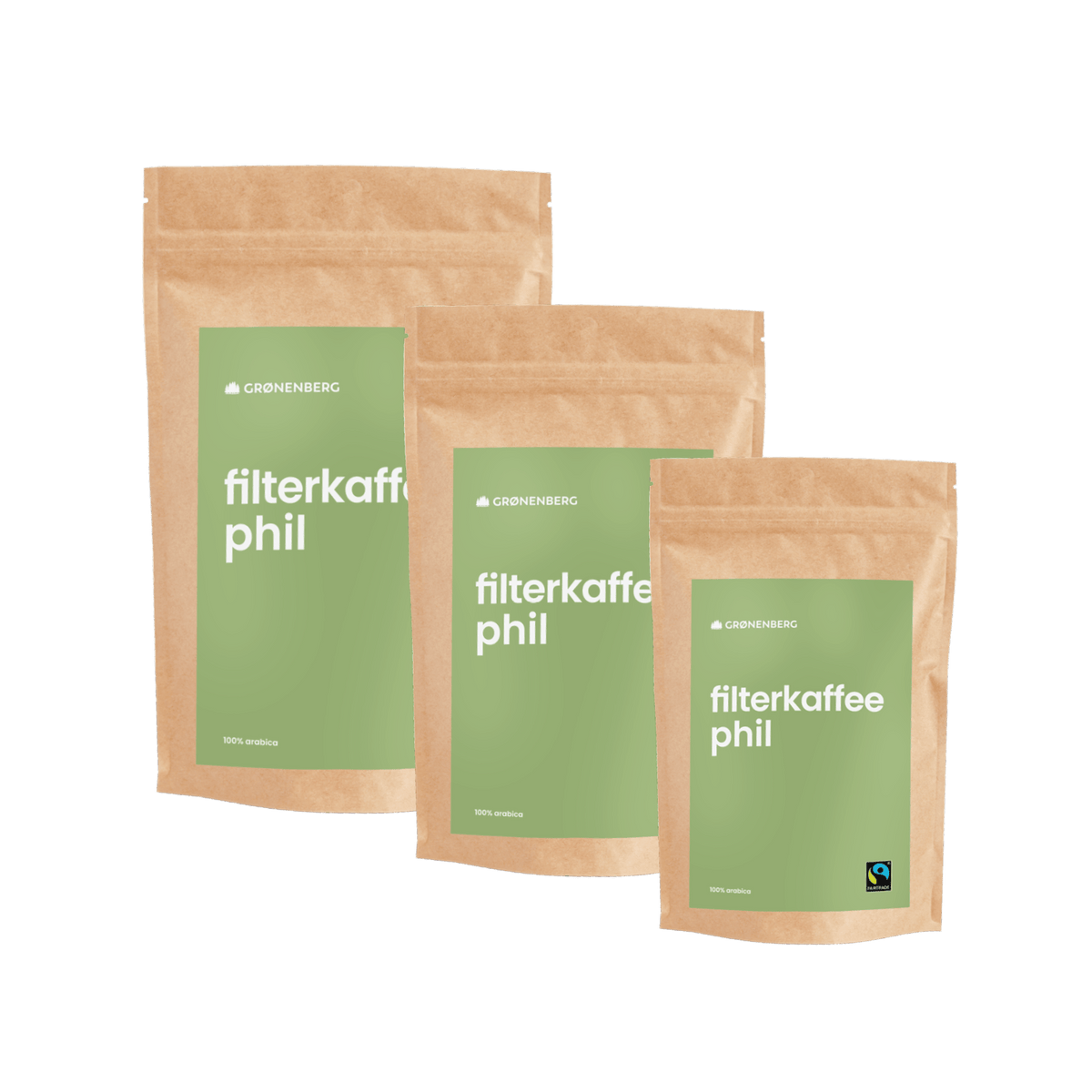 PHIL Bio Filter-Kaffee | Kaffeebohnen oder Pulver | 100% Arabica | Fairtrade