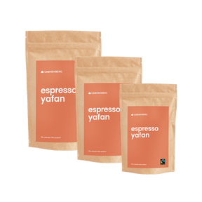 YAFAN Bio Espresso Kaffee | Espressobohnen oder Pulver in 3 Größen | Fairtrade