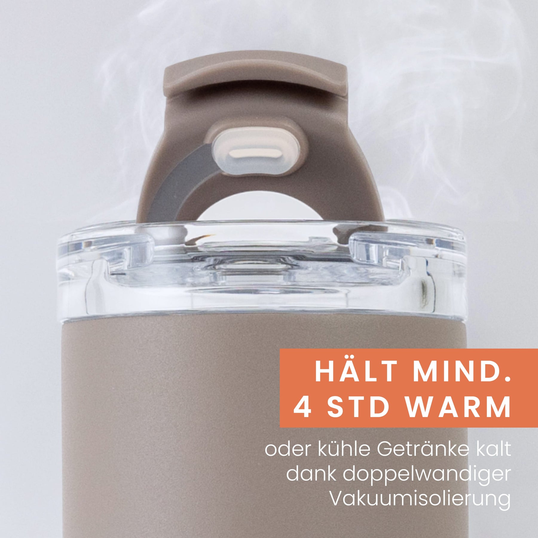 Thermobecher 320 oder 440ml | Kaffeebecher to go aus recyceltem Edelstahl | 100% Auslaufsicher