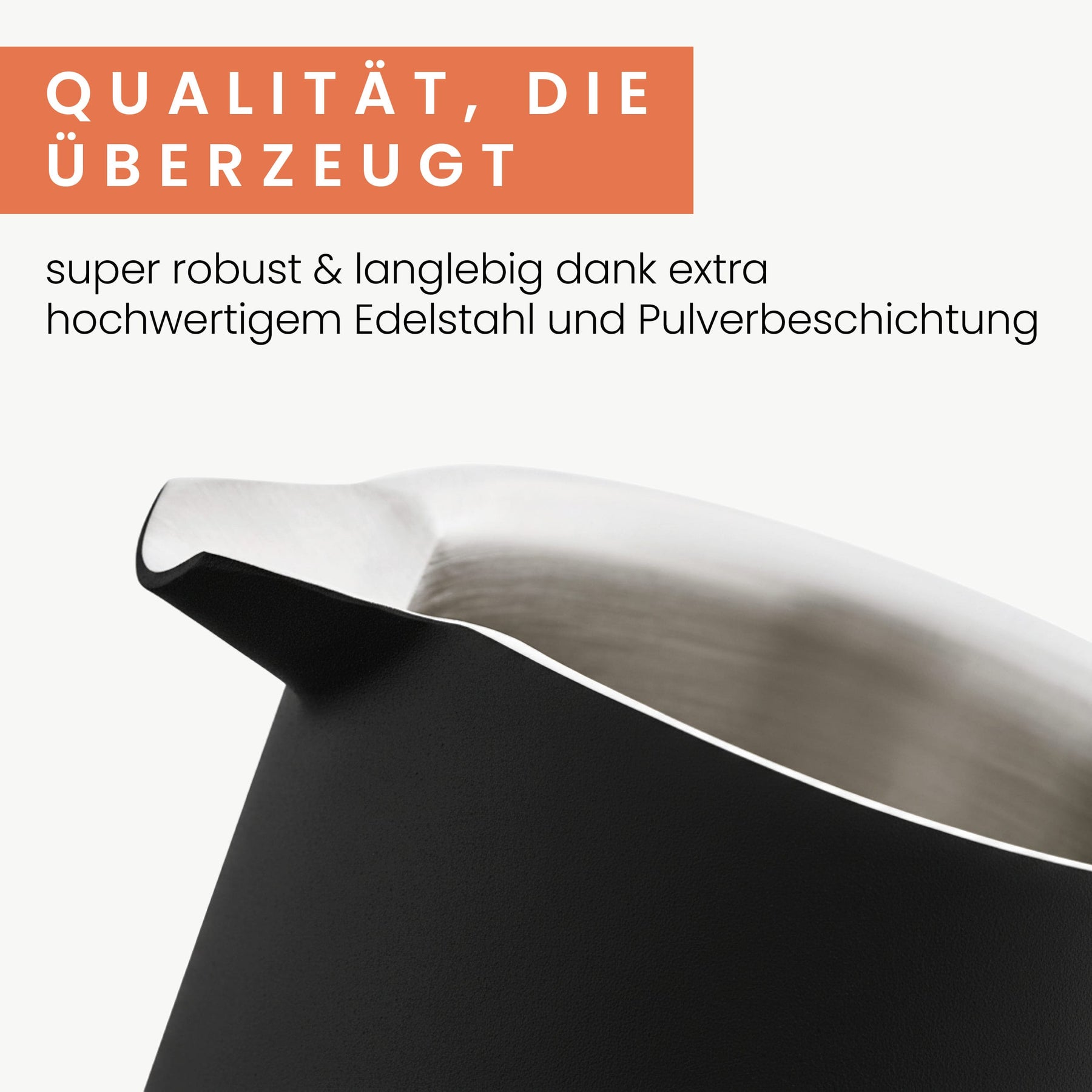 Edelstahl French Press Black 0,6 oder 1 Liter inkl. Ersatz-Filter