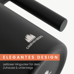 Edelstahl French Press Black 0,6 oder 1 Liter inkl. Ersatz-Filter