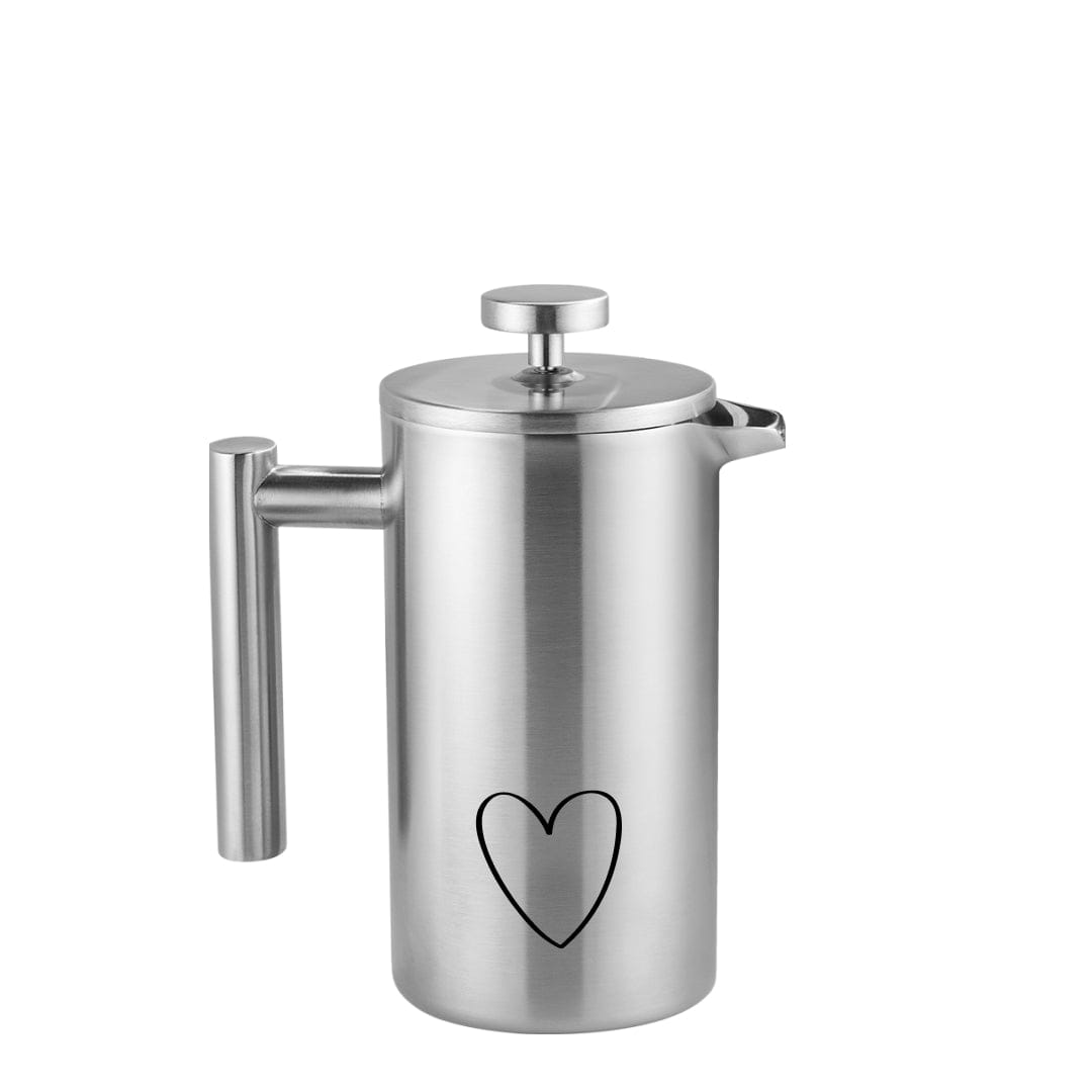Groenenberg French Press made of stainless steel 1 liter with replacement  filter – Bohnenfee