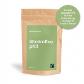 PHIL Bio Filter-Kaffee | Gemahlen 250g | 100% Arabica | Fairtrade