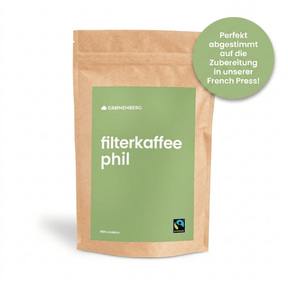 PHIL Bio Filter-Kaffee | Gemahlen 250g | 100% Arabica | Fairtrade