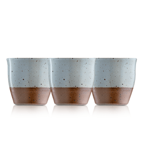 Keramik Spar Set 2: Kaffeetasse Sand (3 Stk) | Tassengröße frei wählbar